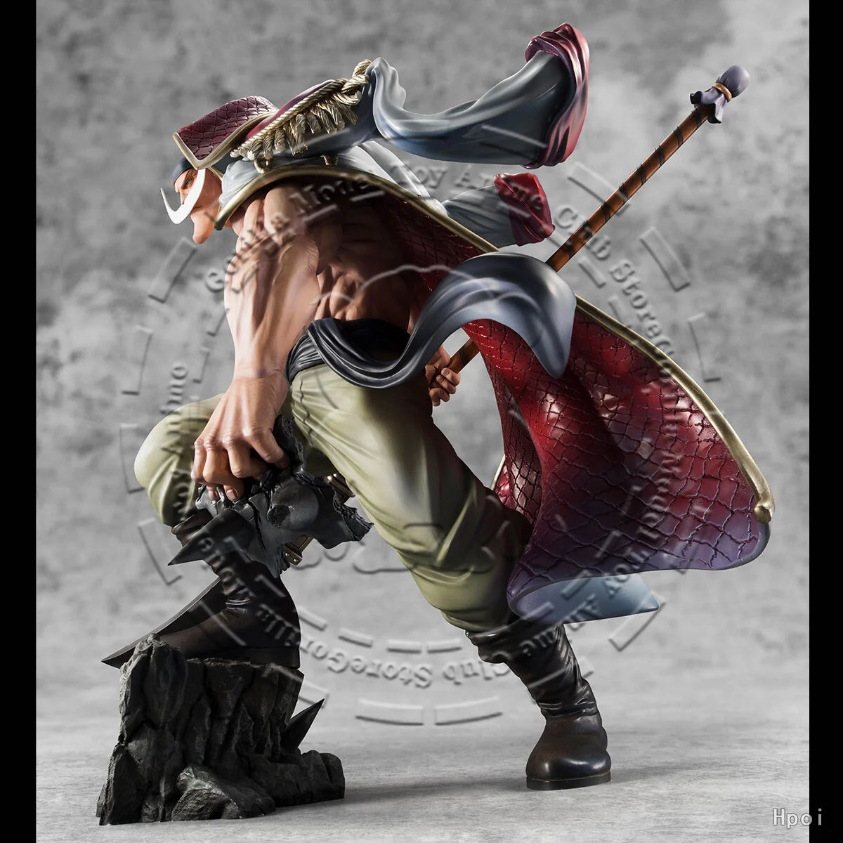 In Stock Original MegaHouse Portrait Of Pirates "SA-MAXIMUM" Edward Newgate Figure 300mm One Piece Action Statue Collectible Toy
