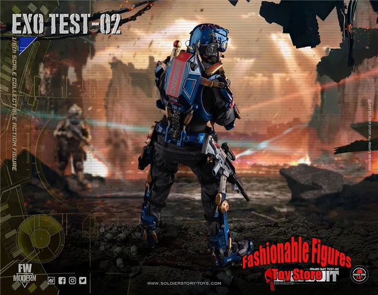 SoldierStory SS125 1/6 Military Combat Doll Exoskeleton Armored Test-02 12Inch Men Soldier Action Figure Model Collection