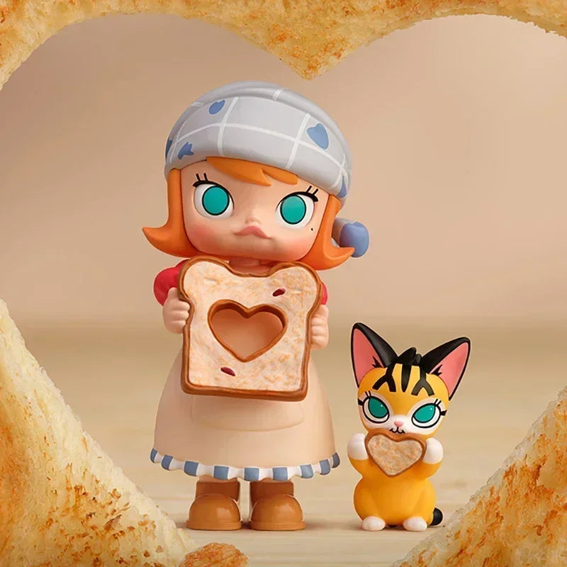 POP MART MOLLY Carb-Lover Series Mystery Box Anime PVC 100% Original Action Figure Collection Model Desktop Ornaments Doll Toys