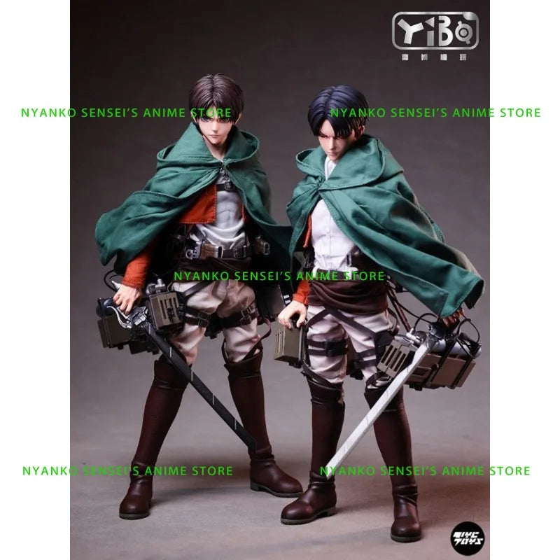 In Stock YIBO Toys Eren Attack on Titan YB-R2014 1/6 Action Figure Anime Model Trendy Toys Desktop Doll Gift Collectibles