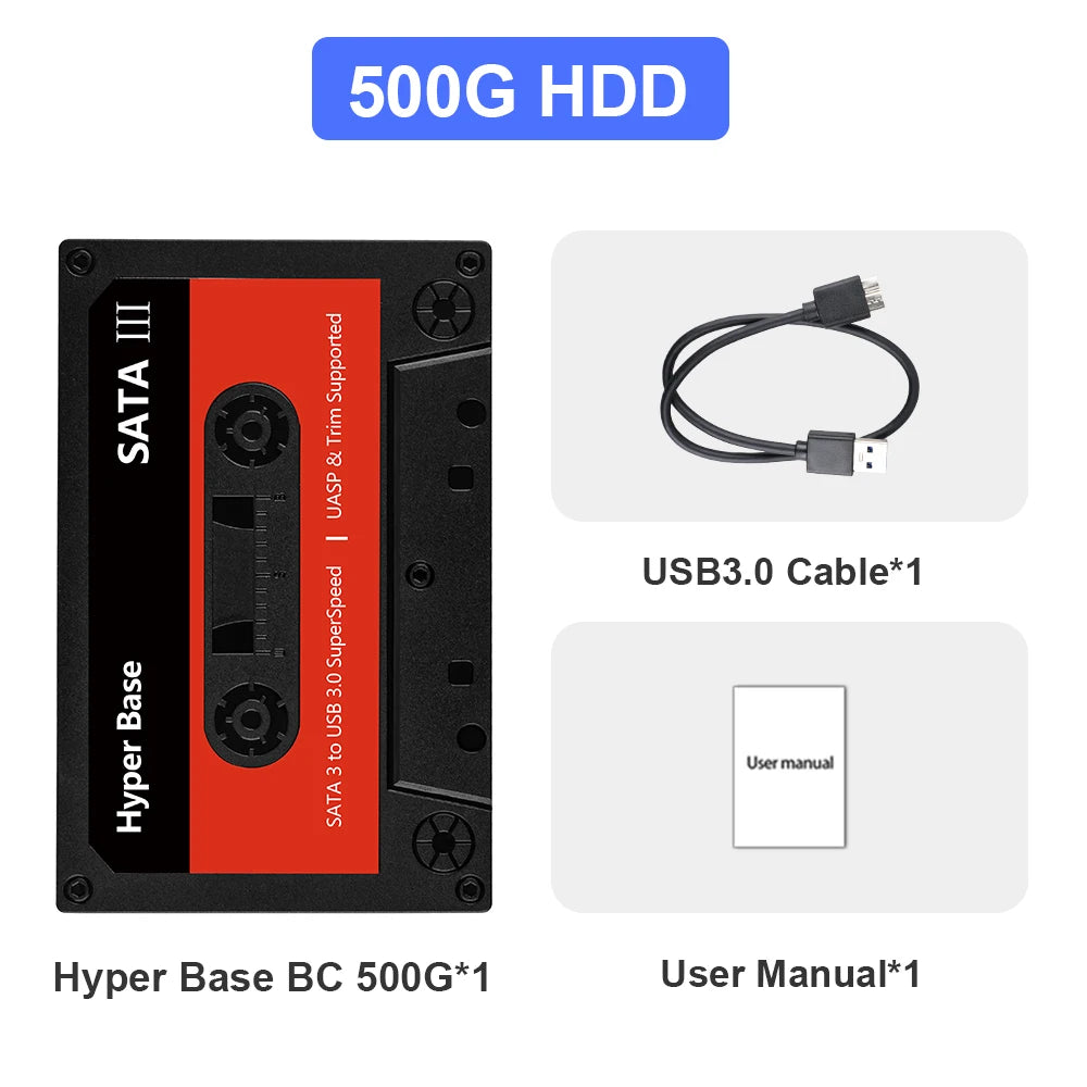 Batocera 35.linux 500G External HDD Game Hard Drive Disk Game Consoles 48000+Games For PSP/MAME/N64/DC/3DO/NES for PC/Laptop/Mac