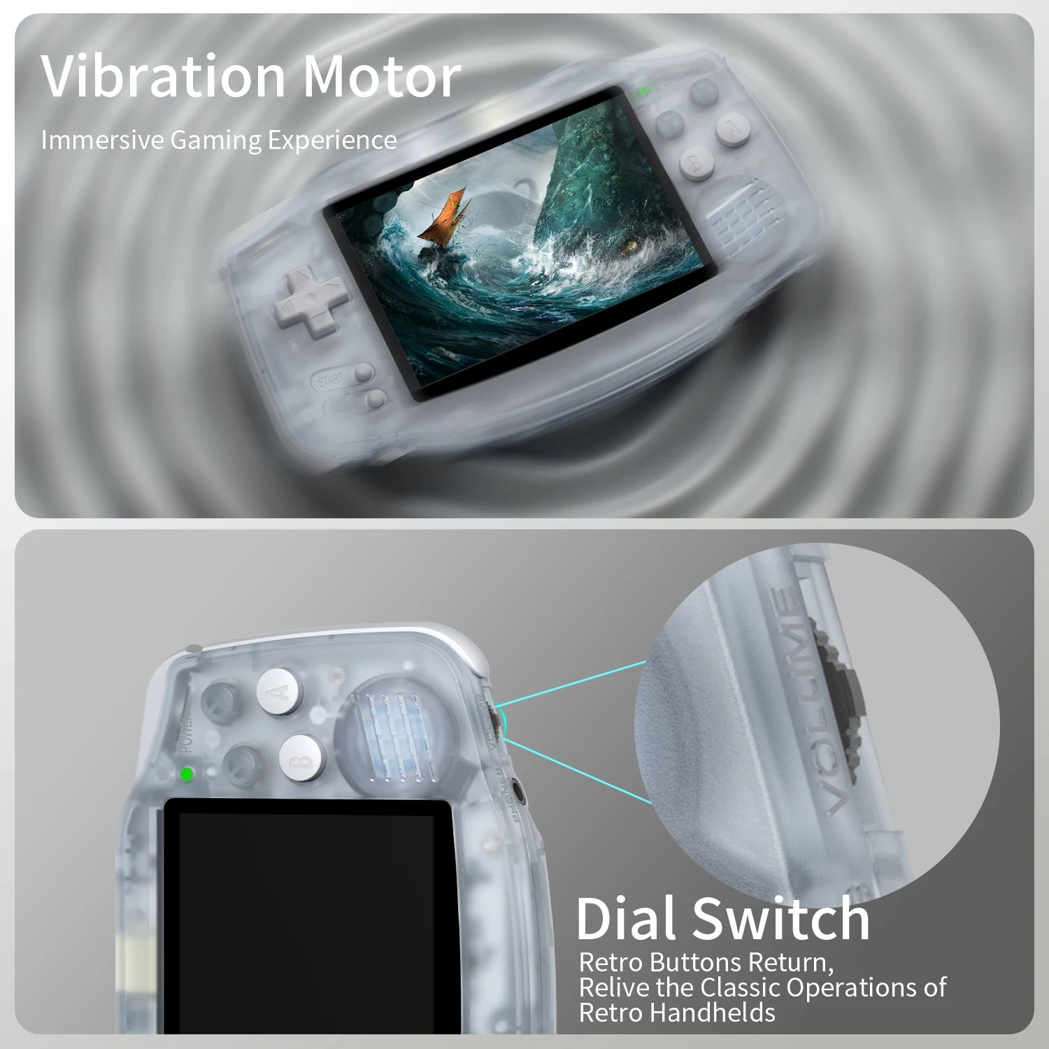 ANBERNIC RG34XX RG 34XX Handheld Game Console Video Games Players 3.4-inch IPS Screen Linux 64-bit System HD TV 5G WiFi PSP Gift