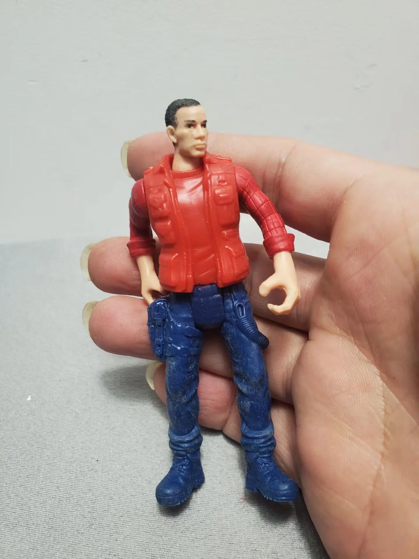 9cm 3.75" Solider Farmer Worker Military Police Action Figure Limite Collection Pirate Player Model Toy Gift for Kid Child Adult