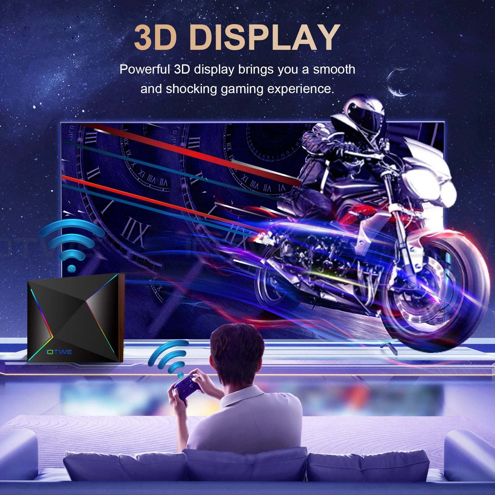 New Smart TV BOX Android 14.0 4GB+128GB Ethernet 1000M 5G WIFI6 USB3.0 HDMI Netzwerk Media Player Octa Core Buletooth 5.0 2025