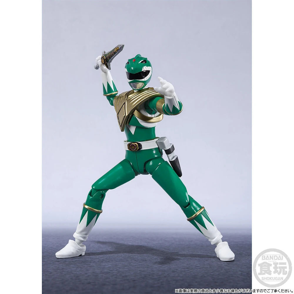In Stock Original Shodo Super Kyouryuu Sentai Zyuranger Mighty Morphin Collectible Action Figures Model Toy