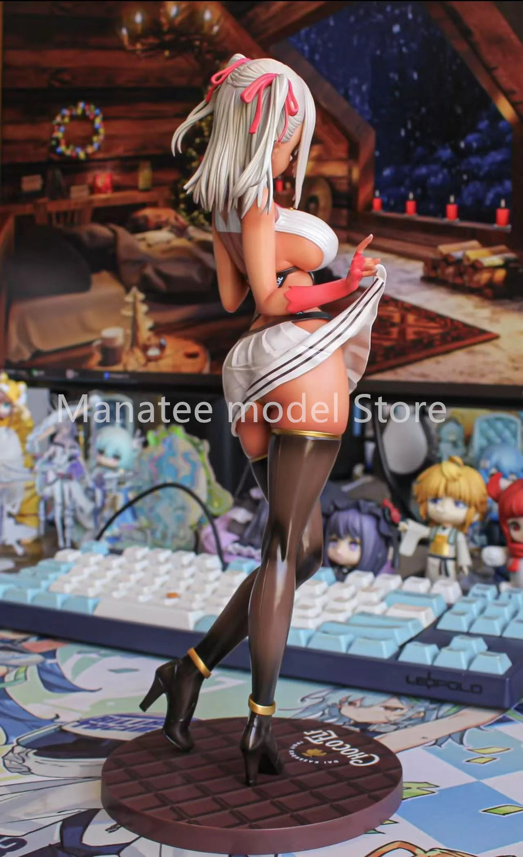 AmiAmi x AMAKUNI Original DAI KASSHOKU JIDAI ChocoElf 1/6 PVC Action Figure Anime Model Toys Gift