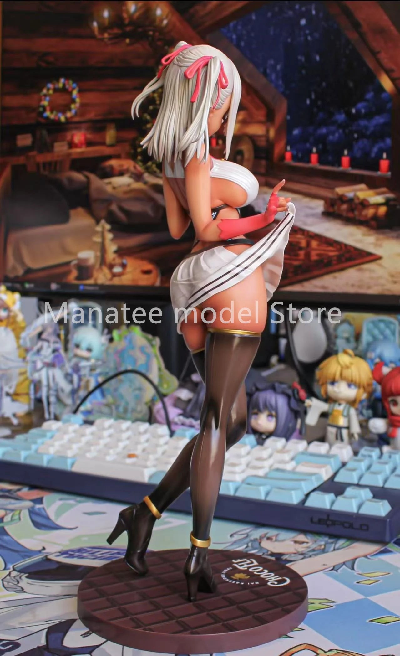 AmiAmi x AMAKUNI Original DAI KASSHOKU JIDAI ChocoElf 1/6 PVC Action Figure Anime Model Toys Gift