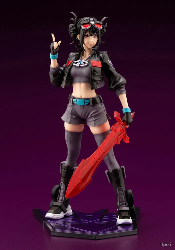 In Stock Original Kotobukiya Beautiful Girl Statue Transformers Series Figure Model Toys Gift Ornaments