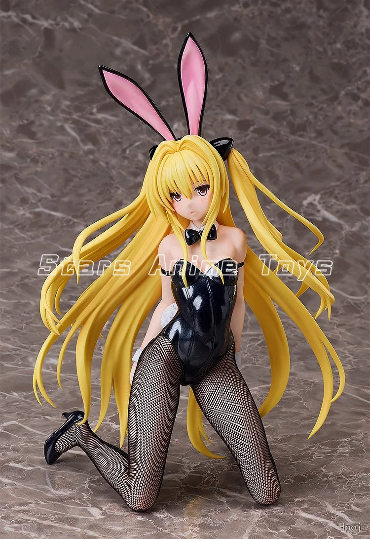 Original FREEing B-style To Love-Ru Darkness Golden Darkness/Momo Belia Deviluke Bunny Girl 1/6 Size Ornament