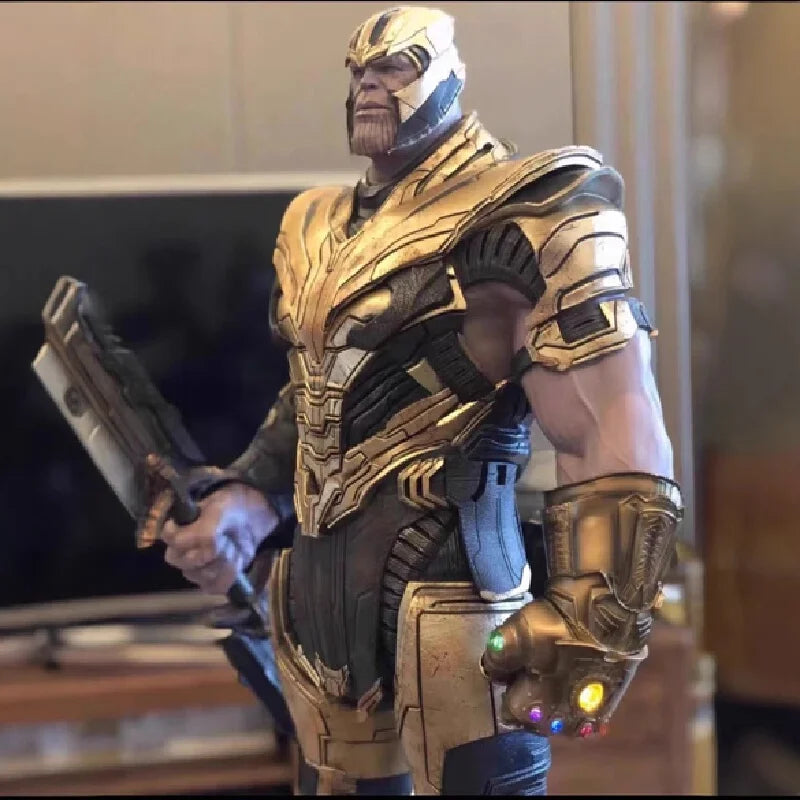 Avengers Gk Standing Thanos Resin Statue Figure Desktop Ornament Art Collectible