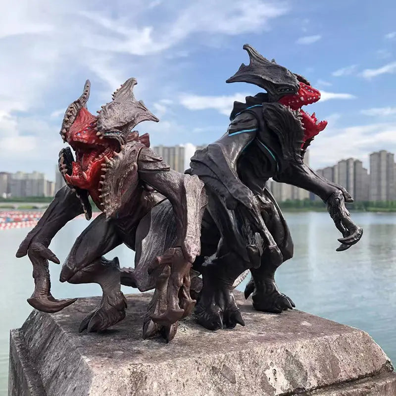 2025 New Monsters Scunner Leathback Mega Kaiju Trespasser Knifehead Figurine Pacific Rim Action Figure Model Boys Gifts Toys
