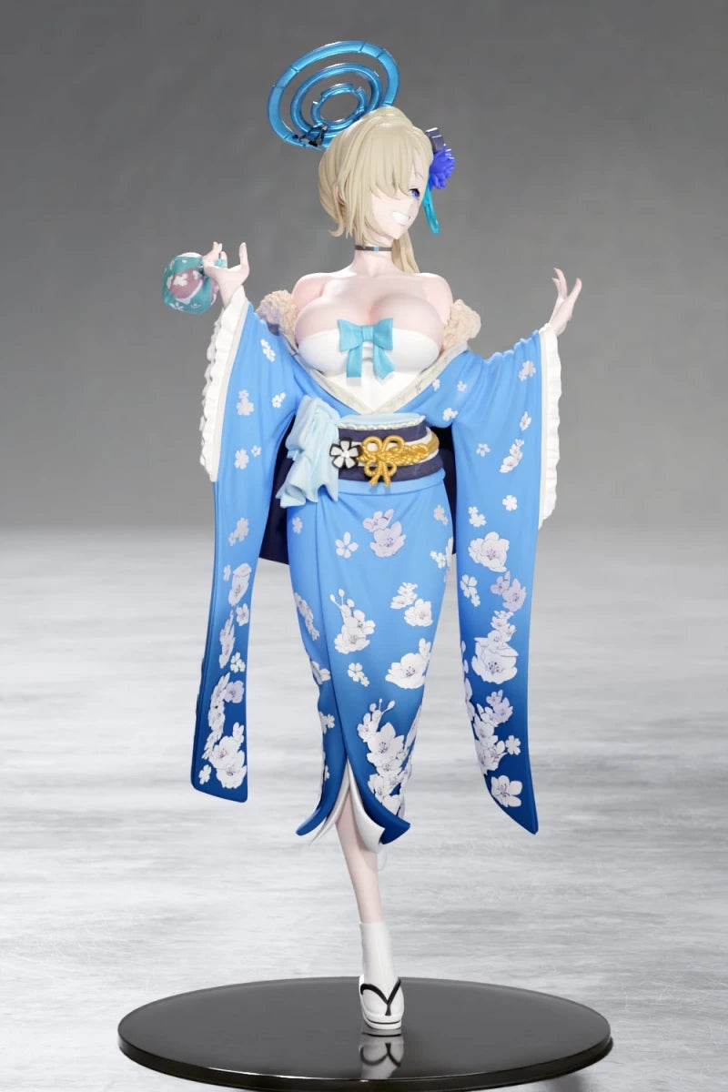 Resin Figure Kit ‌Ichinose Asuna kimono 1/7 Unpainted Garage Resin Kit Model GK