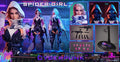1/6 ELE9002 Cyber Spider Woman Gwen Action Figure Elephant Toys Movable Eyes + Light Eye Head Sculpture Movable Doll Model Toys