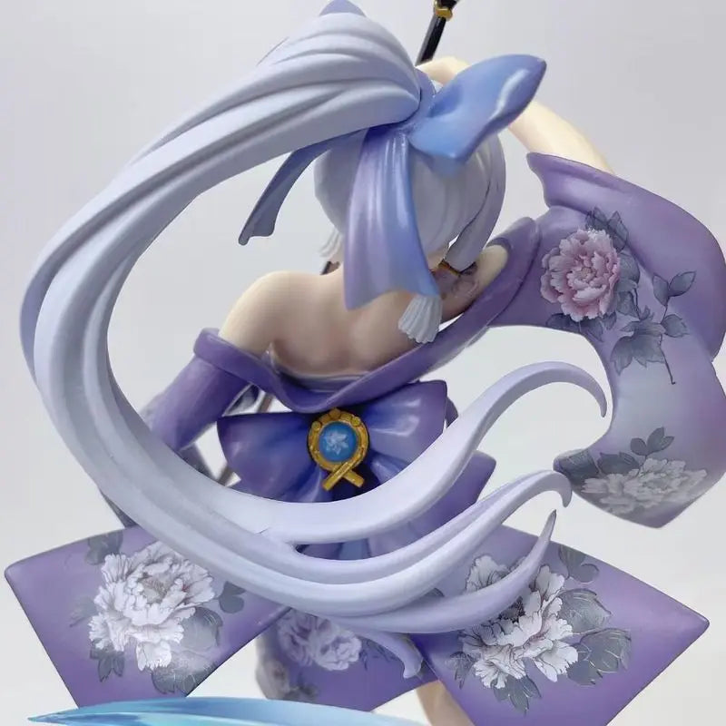 New Genshin Impact Anime Game Peripherals Kamisato Ayaka Princess Egret Pvc Model Anime Game Figure Simulation Gift For Holiday