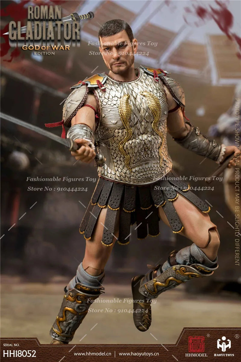 HHMODEL&HAOYUTOYS HH18052 1/6 ‌Imperial Legion Series Roman Gladiator God of War Edition 12Inch Full Set Action Figure Soldier