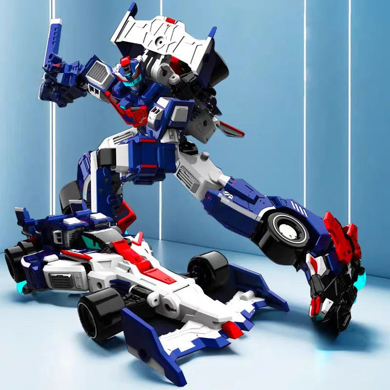2025 New Model 20cm Deformation Robot Toy Convertible Action Figure Plastic Model Robot Car Toy Children Gift Collectible Statue