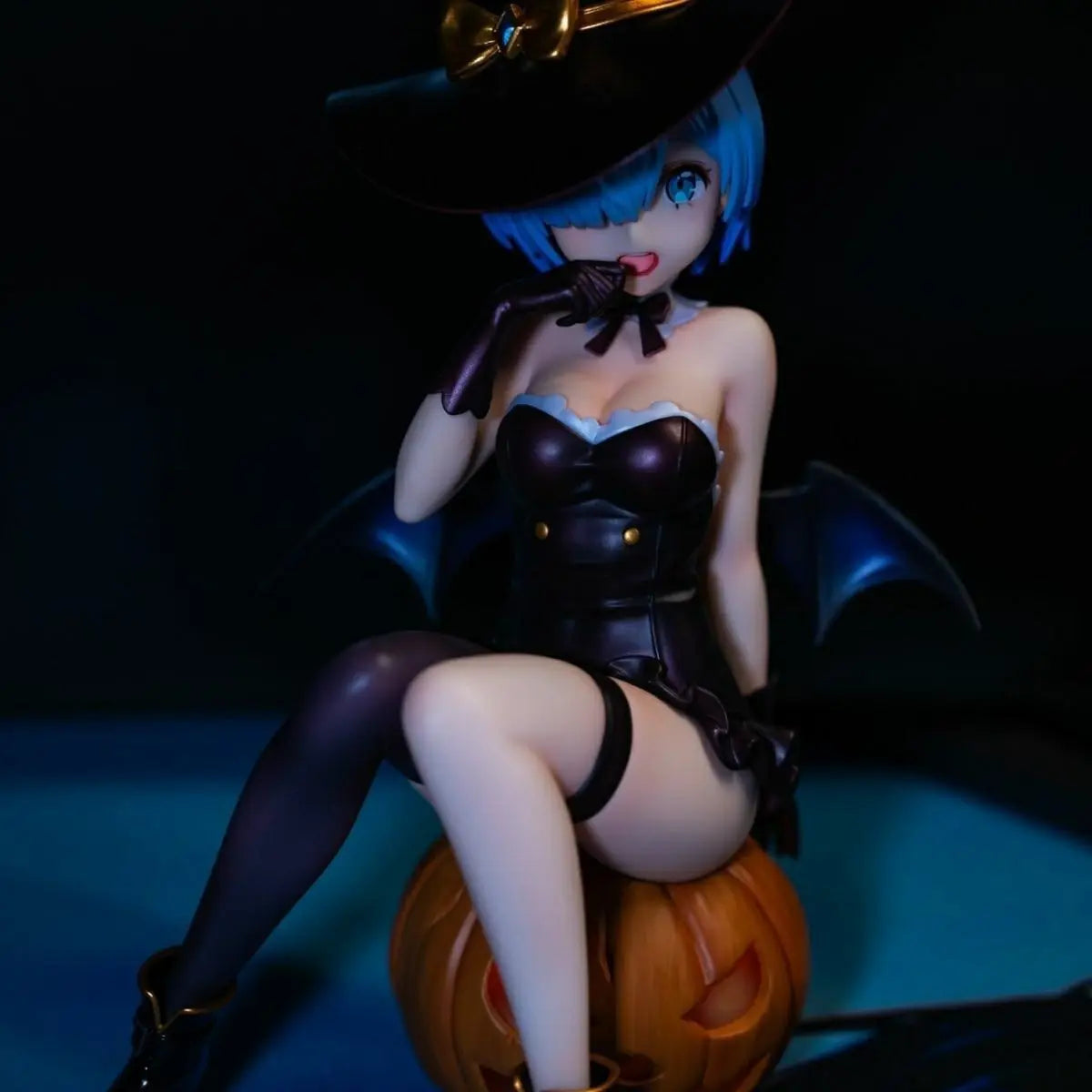 Original Re:Zero -Starting Life In Another World Ram & Rem Phantom Night Magician Gk Model Collection Doll Desk Decora Halloween