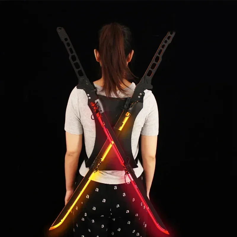 108cm/42.52in Cyberpunk Lightsaber Ghost Walker GRAY RAVEN Sirius Toy Katana Cosplay Display With Strap Game Peripheral Boy Gift