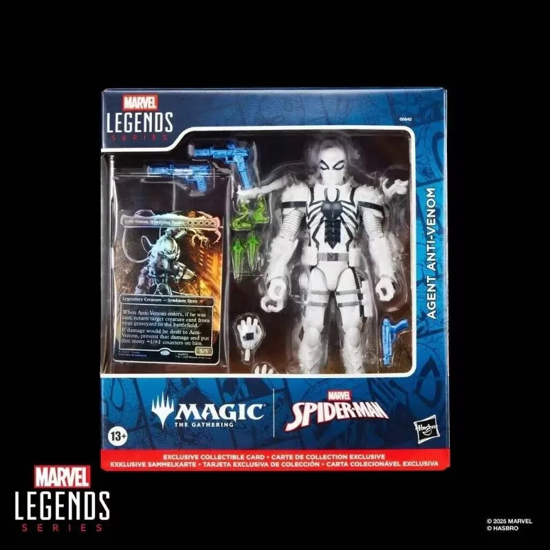 Hasbro Original Marvel Legend Magic SpiderMan Agent Anti-Venom Action Figure Toys for Boys Girls Gift Collectible Ornaments