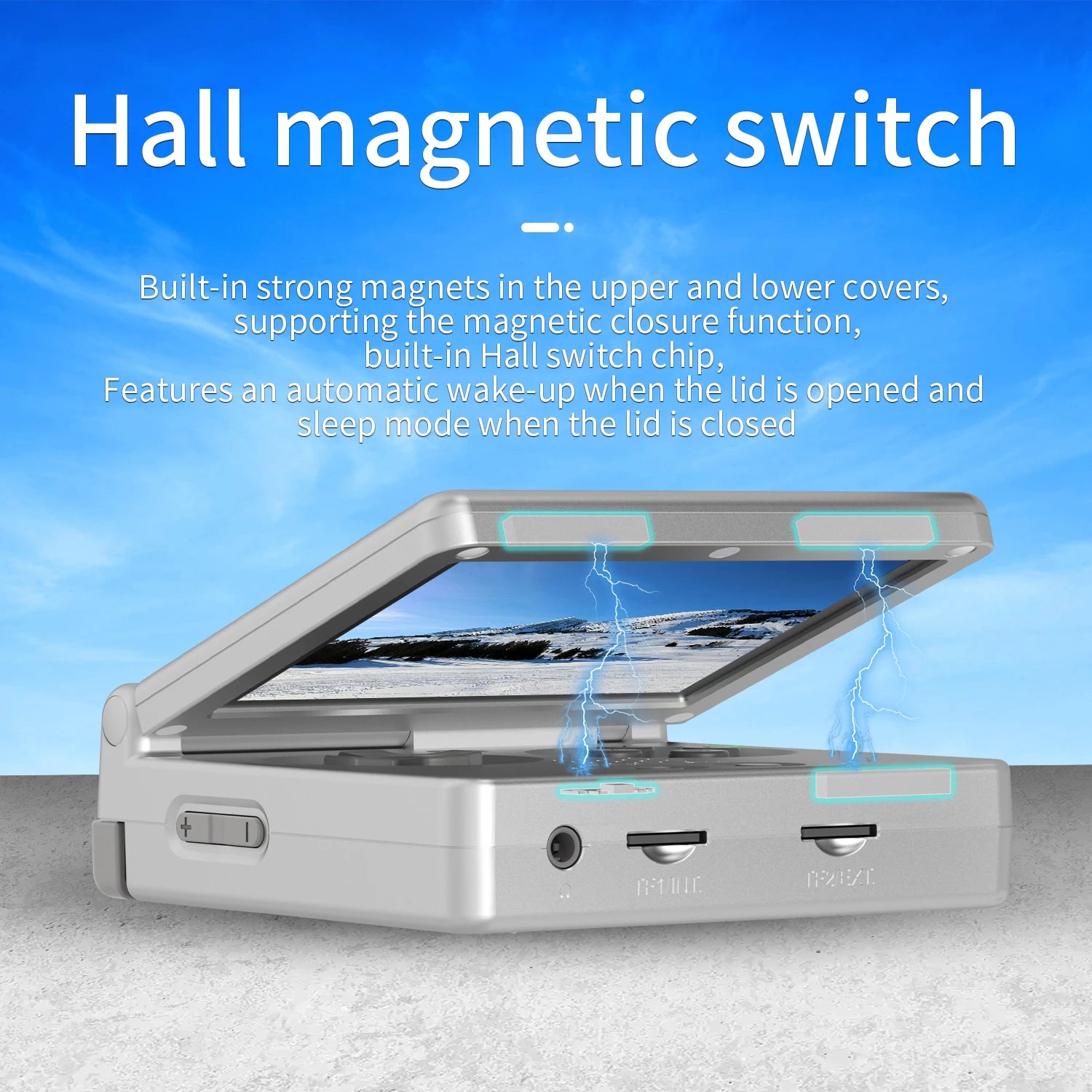 ANBERNIC RG35XXSP Mini Retro Handheld Game Console 3.5-inch IPS Screen 3300mAh Battery Supports HDMI-TV Out and Bluetooth 4.2