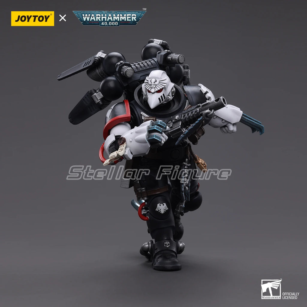 【Pre-sale】JOYTOY Warhammer 40K 1/18 Action Figure Raven Guard Chapter Master Kayvaan Shrike Model Toys Gifts Collection Ornament