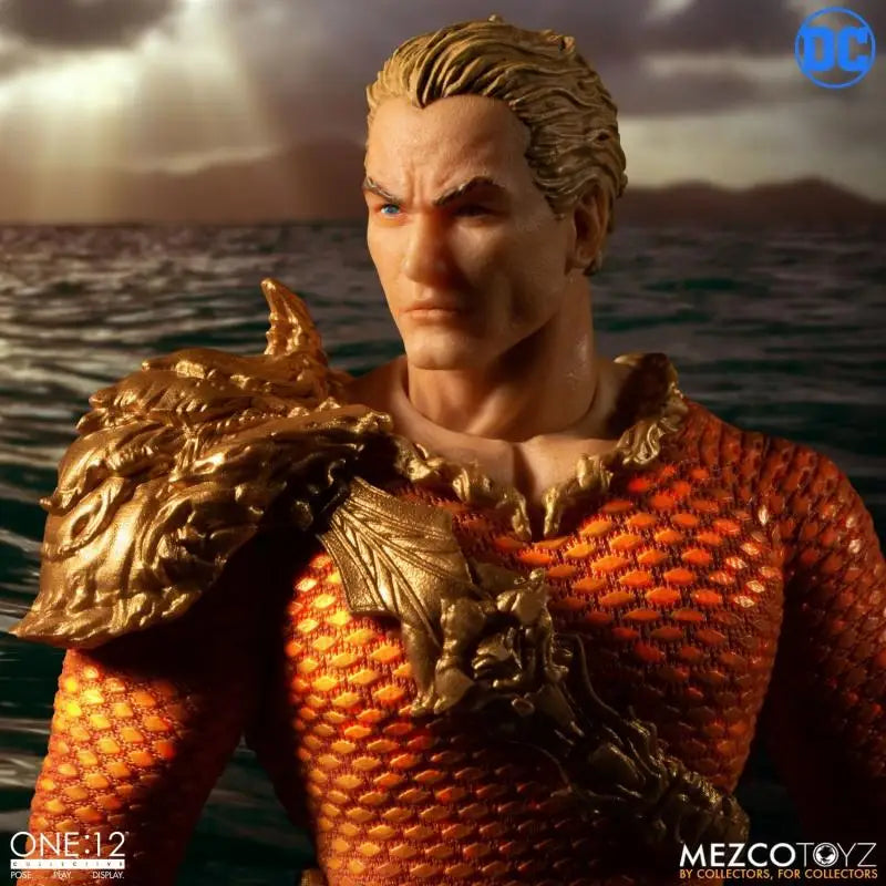 Original Mezco ONE:12 6inch 1/12 Aquaman Anime Action Collection Figures Model Toys Gifts for Kids