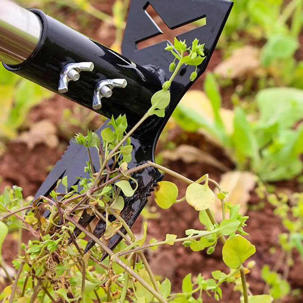Unkrautstecher, Garten-Unkrautstecher, doppelseitig, rostbeständig, ergonomisches Design, für Unkrautstecher im Garten, Hinterhof, Grasfarm 