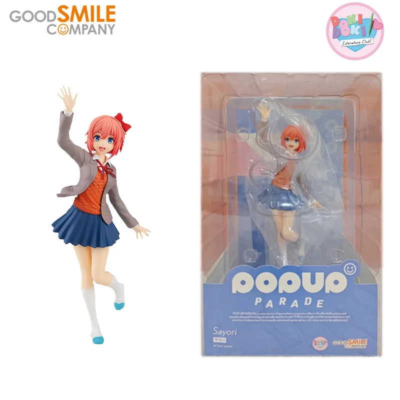 Good Smile Genuine Nendoroid Doki Doki Literature Club! Anime Figure POP UP PARADE Yuri Sayori Natsuki Monika Action Figure Toys