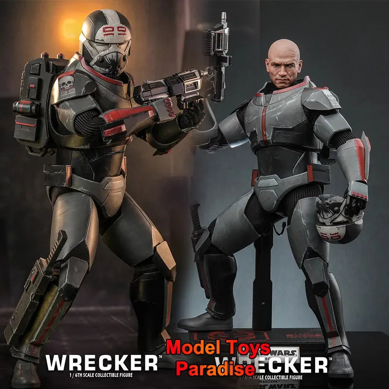 HOTTOYS HT TMS099 1/6 Collectible Toys Wrecker Star Wars Bad Batch Men Soldier 12inch Action Figure Model Gifts