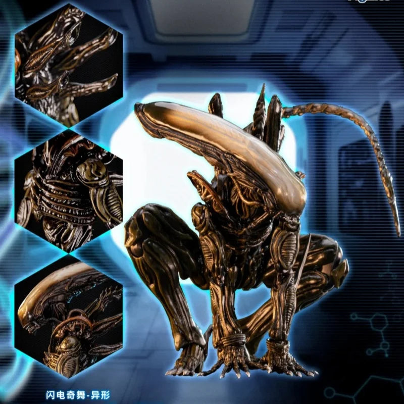 in stock 52TOYS Xenomorph Lightning Groove Articulated Action Figure Statue Ornament Gift Toy