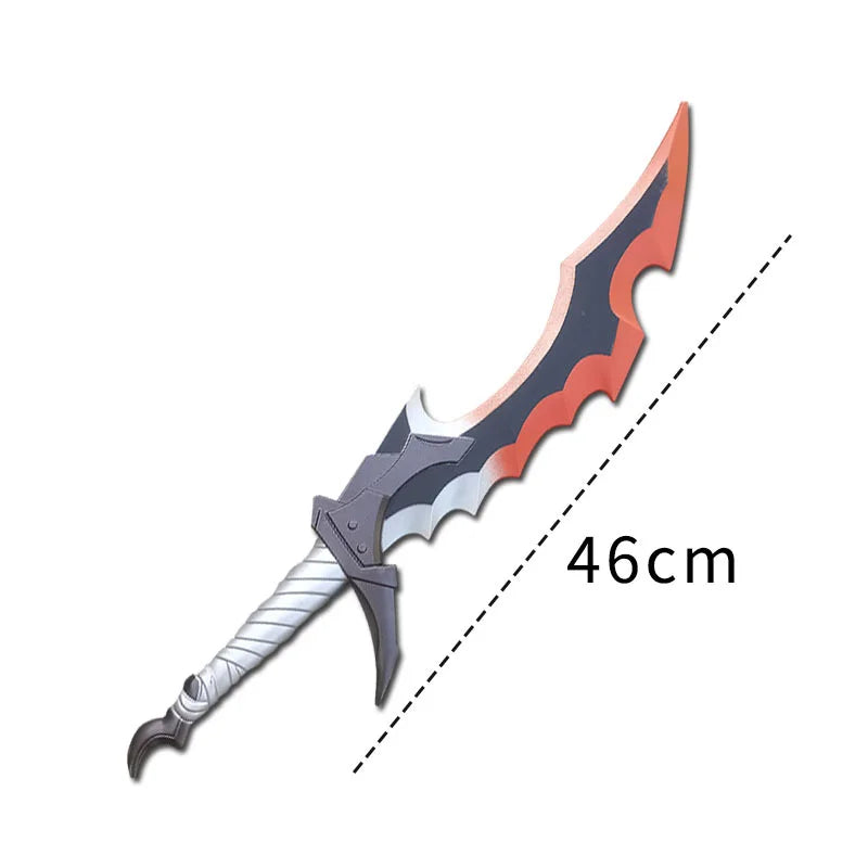 46cm Solo Leveling Anime Peripheral PU Role-playing Toy Sword Figure Knight Killer Safe Unedged Cos Weapon Model Gift for Friend