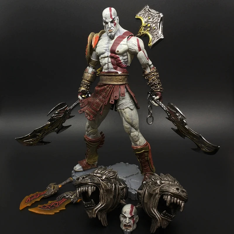 Limited Edition 7-inch Figure Model Kratos and Son, Movable Doll Collection Ornament