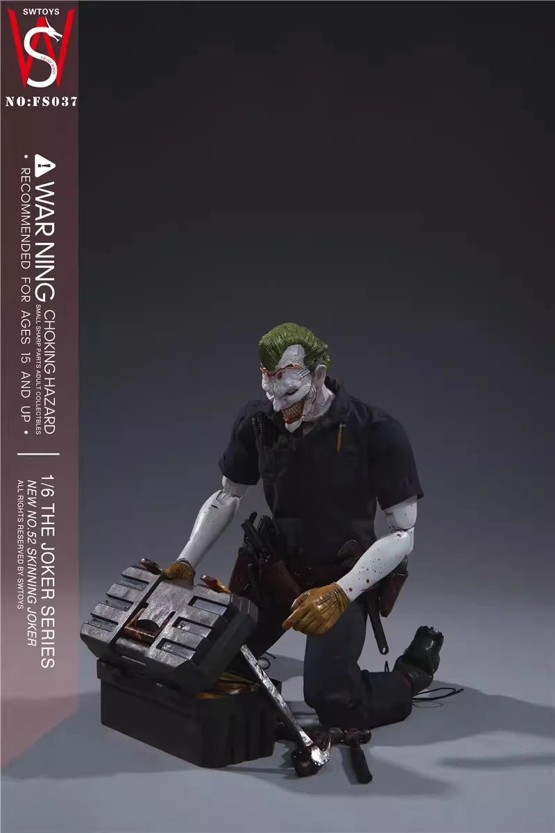 In Stock SWTOYS FS037 1/6 Scale Male Soldier Horror Clown Full Set Collectible 12in Action Figure Model Toys For Fans Collection