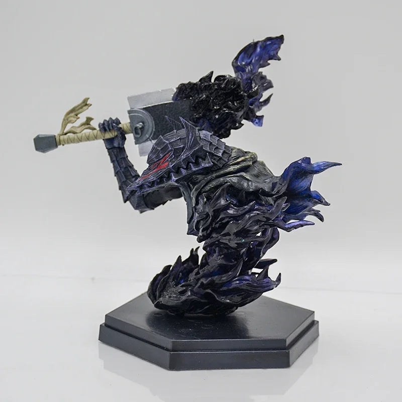 25cm Berserk Guts L Anime Figure Guts Berserker Armor Action Figure Berserk Black Swordsman Figurine Collectible Model Doll Toys