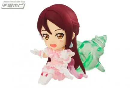 Original BANDAI LoveLive! Sunshine Aqours Gashapon Toy Watanabe You Sakurauchi Riko Kanan Matsuura Kit Mini Action Figures Doll