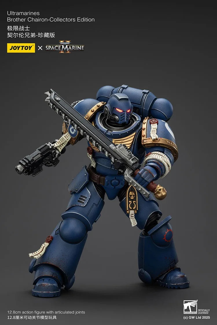 JOYTOY Warhammer 40K Ultramarines Brother Chairon - Колекционерско издание Екшън фигурки Кукла Колекция Декорация Подарък Оригинален