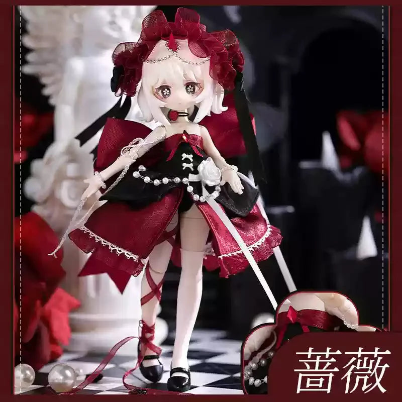 Genuine Meki Creation Heart Trendy Blind Box Toys 12 Points Bjd Action Figure Ornaments Original Toy Doll Figure Birthday Gift