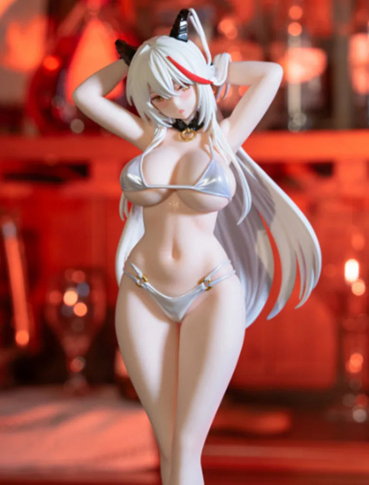 Game Azur Lane Figure KMS Ägir Action Figures Swimsuit Girls Figurine Pvc Doll Desk Decoration Statue Collection Model Toys Gift