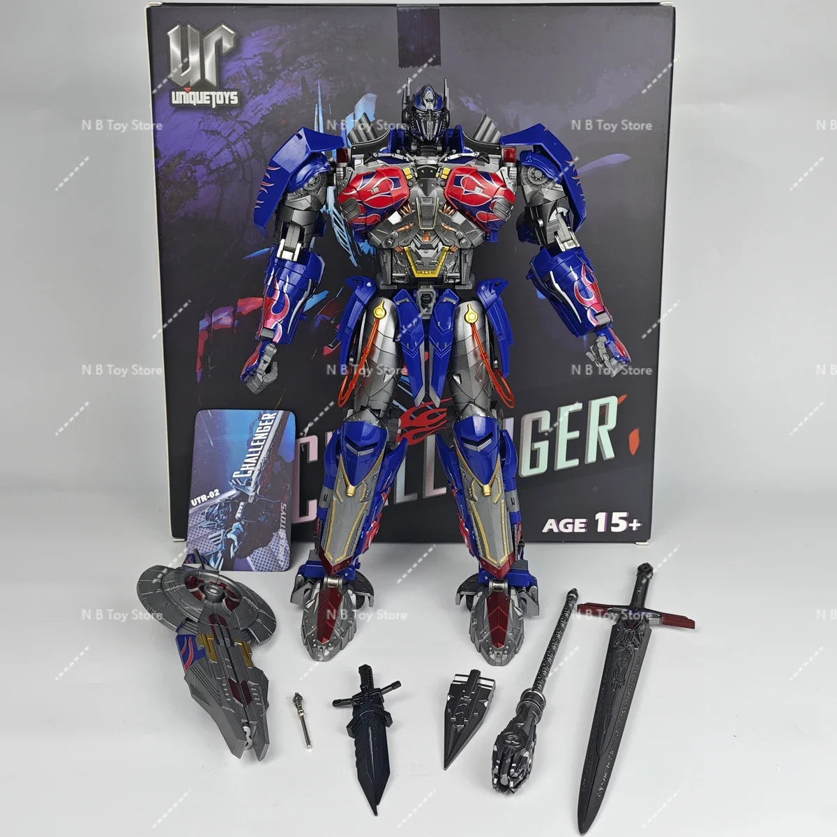 Unique Toys OP Color UT R02 R-02 Knight CHALLENGER Transformation Movie 5 Action Figure Collectible Toys