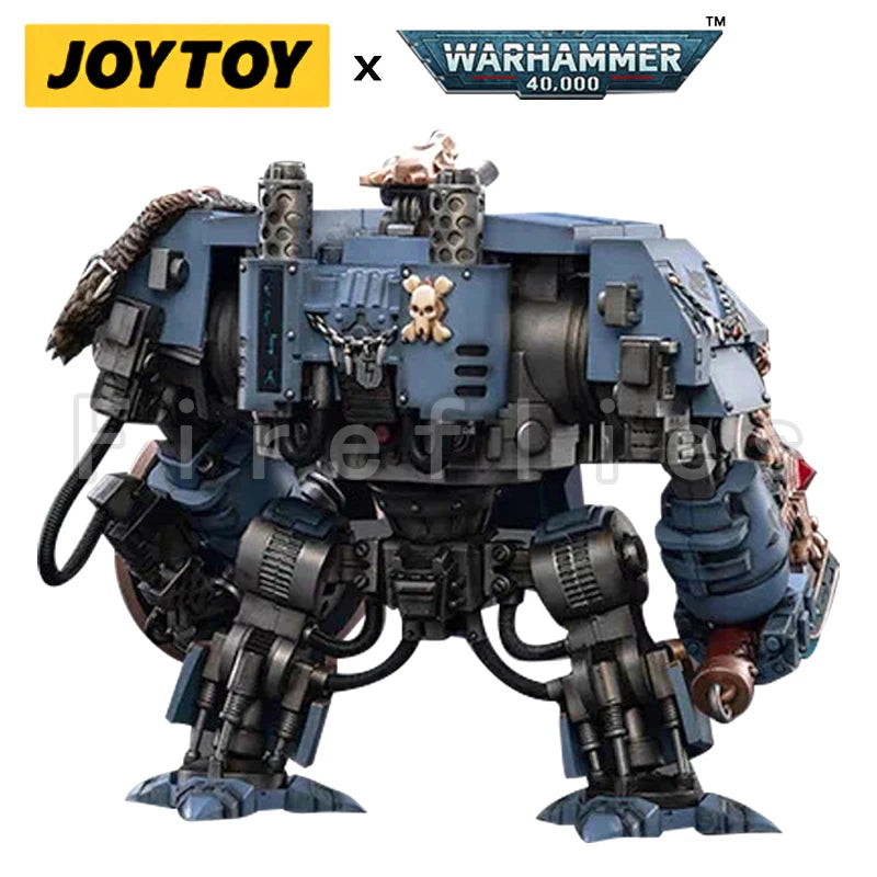 1/18 JOYTOY Action Figure Mecha 40K Space Wolves Venerable Dreadnought Brother Hvor Anime Model Toy