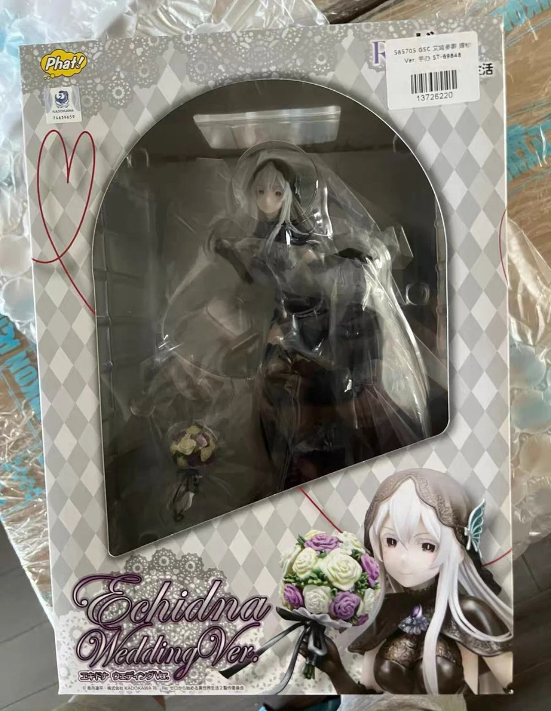 Original Brand New Phat Re:Zero Echidna Wedding Ver Figure Collectible Gift