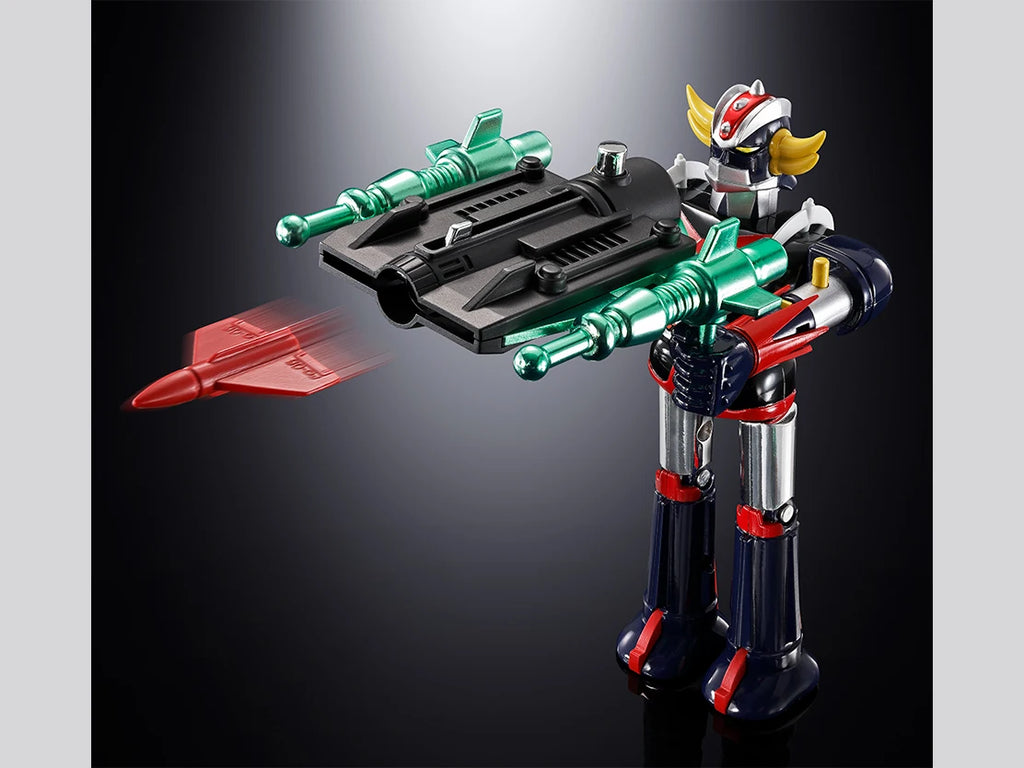 100%Original in Stock Bandai CHOGOKIN GRENDIZER & SPAZER UFO SET 1975 Replica Anime Character Toy Model Ornaments Collection