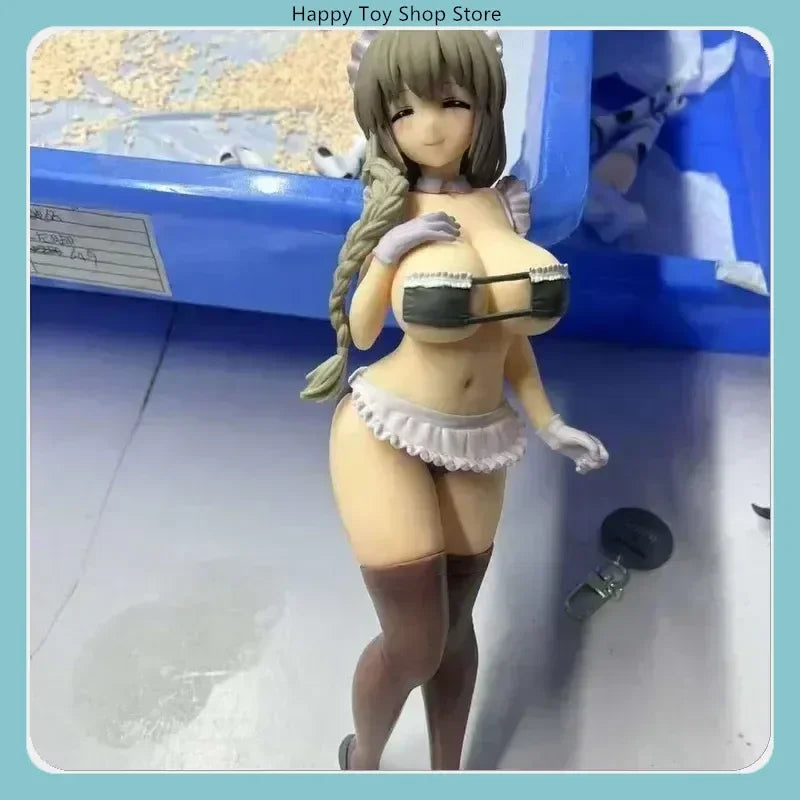 Gift 28cm Uzaki Tsuki Maid Standing Pose Collectible Anime Figure Desktop Decoration