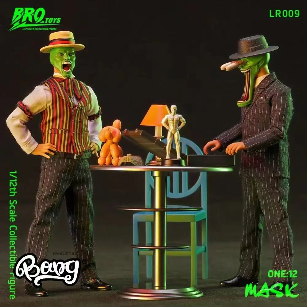 In Stock BROTOYS LR009 The Mask Stanley Ipkiss Movability Model Toys Collection Cloth Clothing 1/12th Scale Collectible Figure
