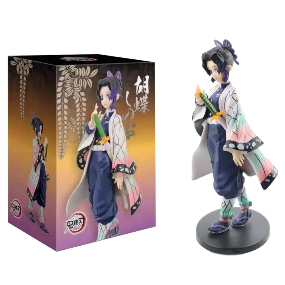 Anime Demon Slayer Kimetsu no Yaiba Figure 15cm Nezuko Tanjirou Mitsuri Shinobu Zenitsu Kyoujurou Action Figural Model Toy Gifts
