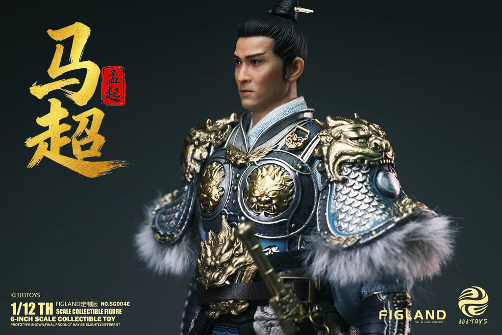 1/12 Scale Ma Chao Brave General 6" Action Figure Full Set Kingdoms Series Collectible PVC Articulated Model Soldier Toy for Men