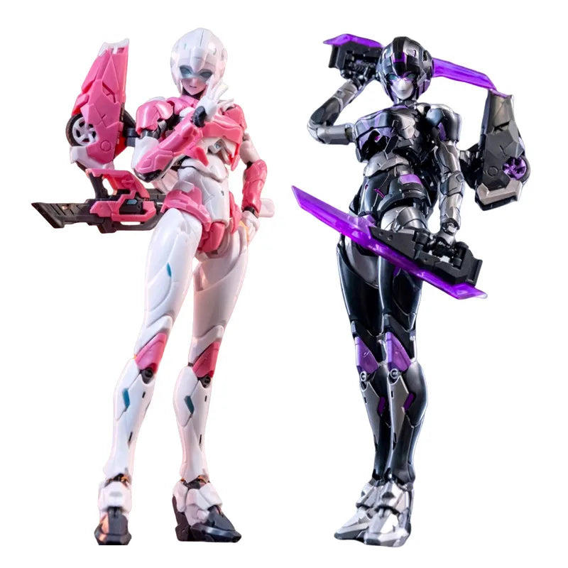 Infinite Charm M66337 black hunter Arcee Transformation Assembly Model Kit Cee Action Figures Toy