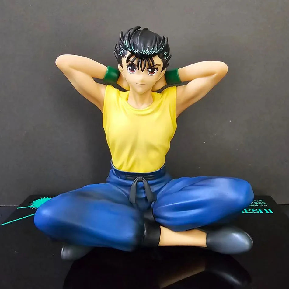 YuYu Hakusho 8cm Action Figure Set - Yusuke Urameshi Shuichi Minamino & Youko Kurama Palm Size Anime Collectible Model Doll Toys
