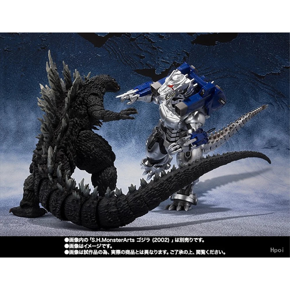 Bandai Authentic S.H.MonsterArts Godzilla vs Mechagodzilla 3 MFS-3 Kiryu Shinagawa Final Battle Version – Perfect Gift for Kids