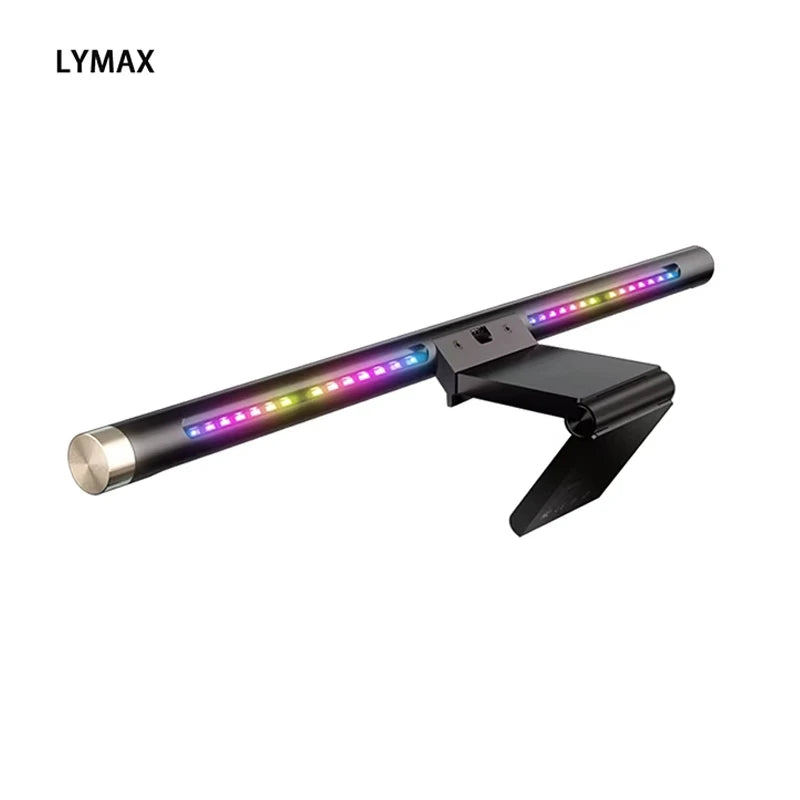 LYMAX Led Monitor Light Bar Stepless Dimming RGB Acoustic Pickup Computer Study Reading Lamp Screen Hanging Light For Game Work